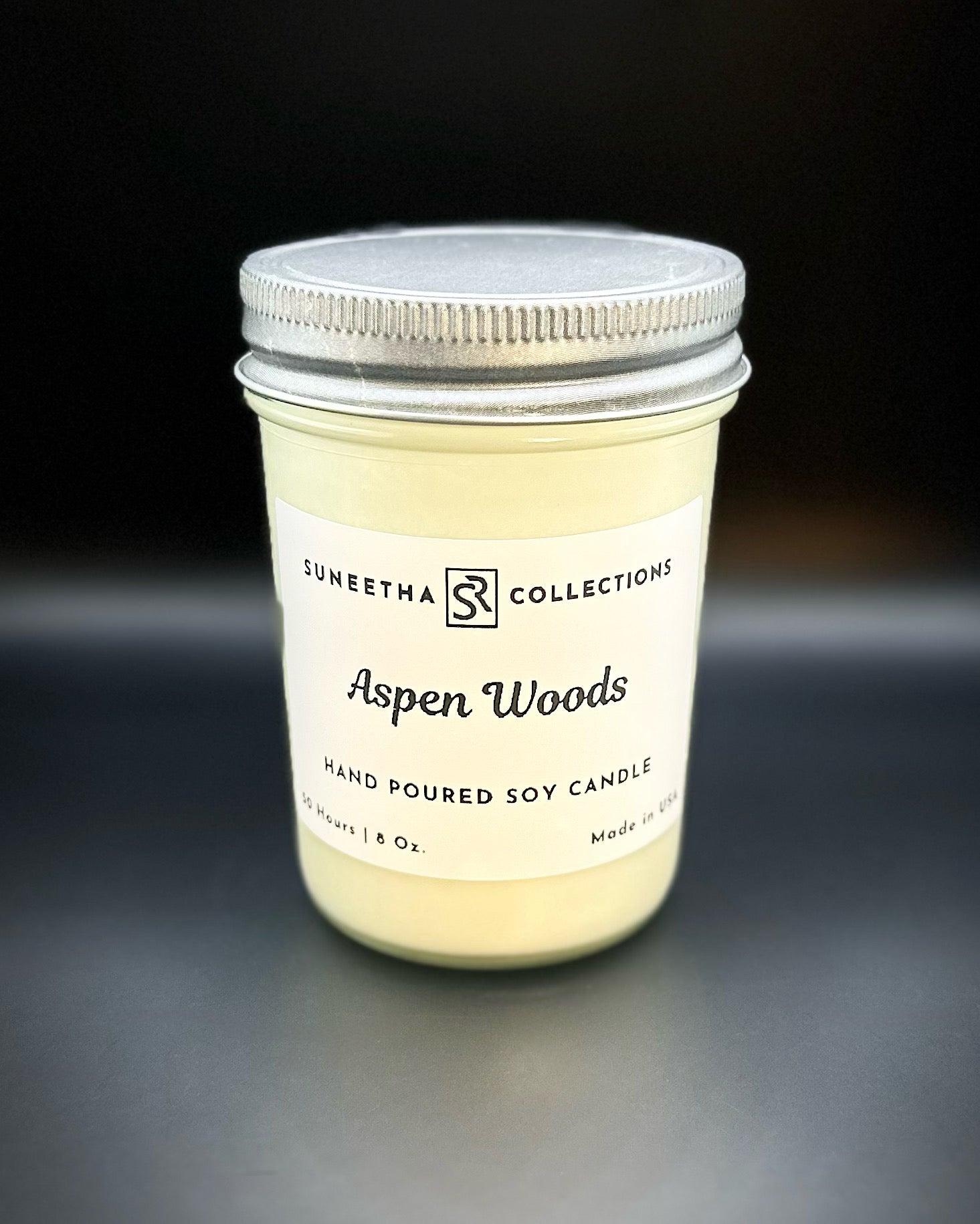 Aspen Woods 8Oz Mason Jar Close Lid